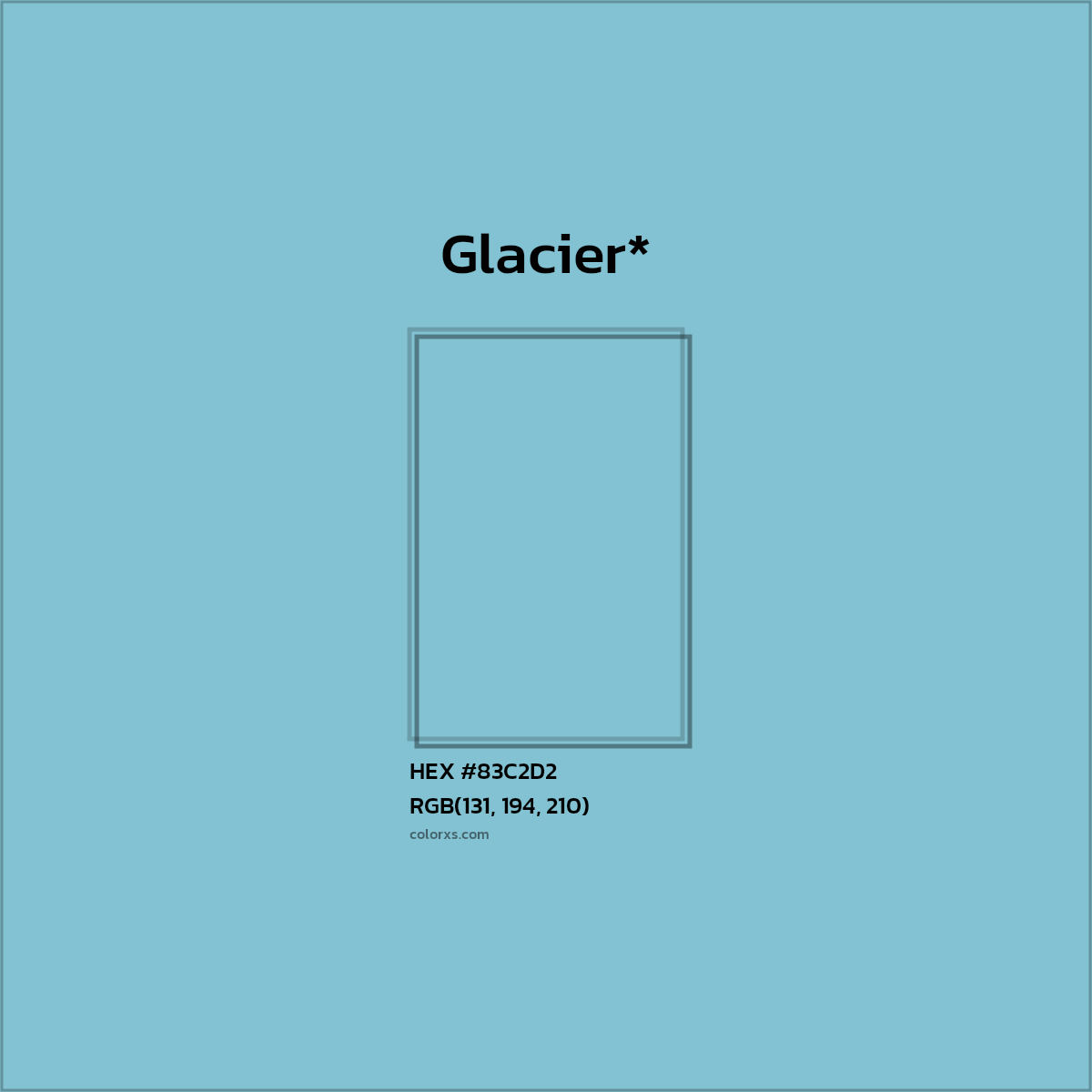 HEX #83C2D2 Color Name, Color Code, Palettes, Similar Paints, Images