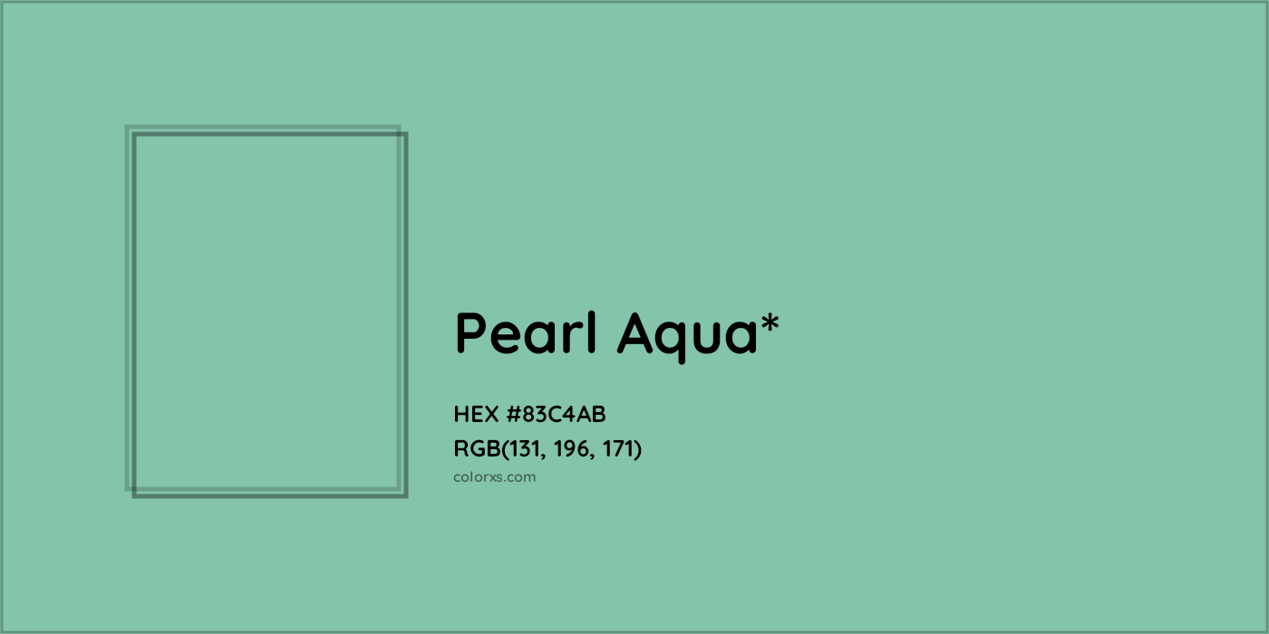 HEX #83C4AB Color Name, Color Code, Palettes, Similar Paints, Images