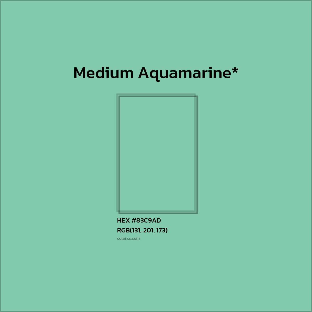 HEX #83C9AD Color Name, Color Code, Palettes, Similar Paints, Images