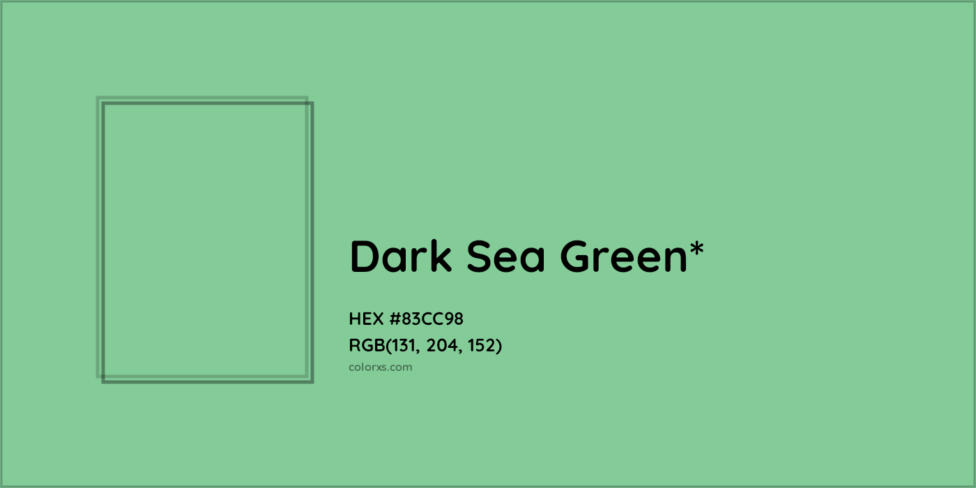 HEX #83CC98 Color Name, Color Code, Palettes, Similar Paints, Images