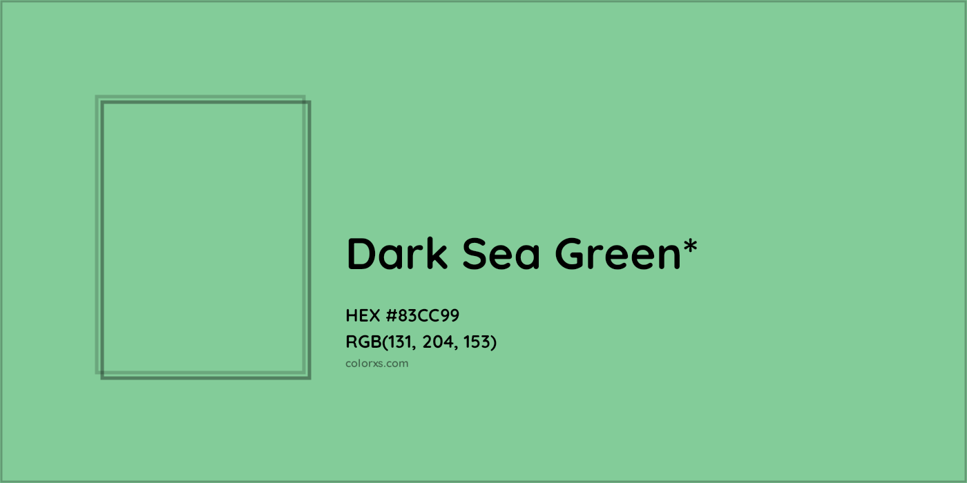 HEX #83CC99 Color Name, Color Code, Palettes, Similar Paints, Images
