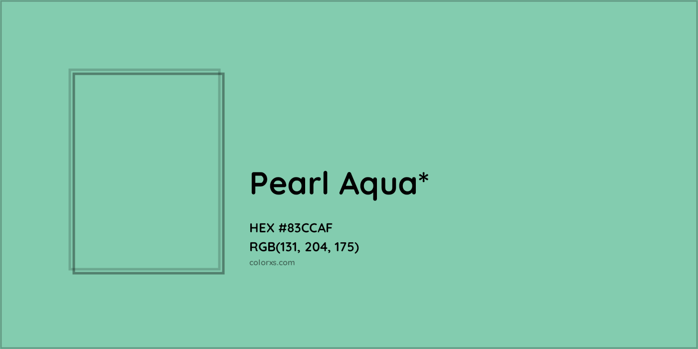 HEX #83CCAF Color Name, Color Code, Palettes, Similar Paints, Images