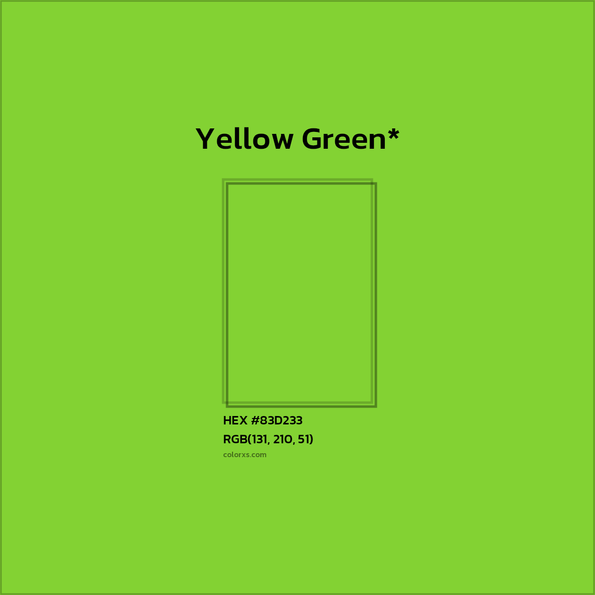 HEX #83D233 Color Name, Color Code, Palettes, Similar Paints, Images