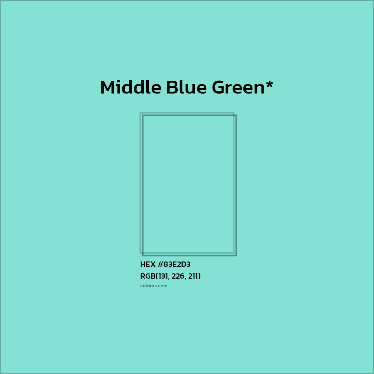 HEX #83E2D3 Color Name, Color Code, Palettes, Similar Paints, Images