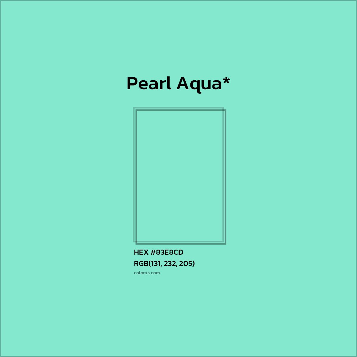HEX #83E8CD Color Name, Color Code, Palettes, Similar Paints, Images