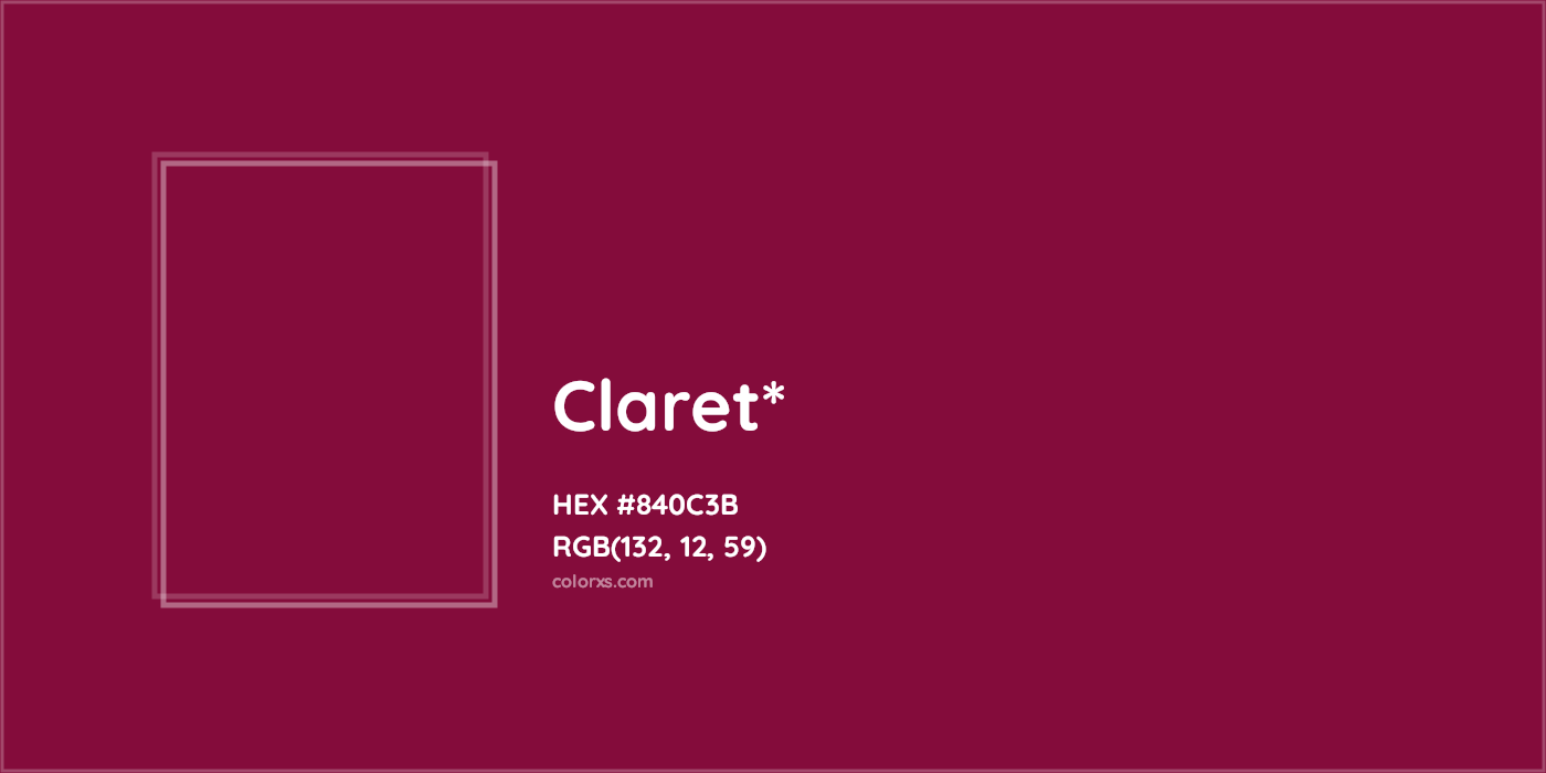HEX #840C3B Color Name, Color Code, Palettes, Similar Paints, Images