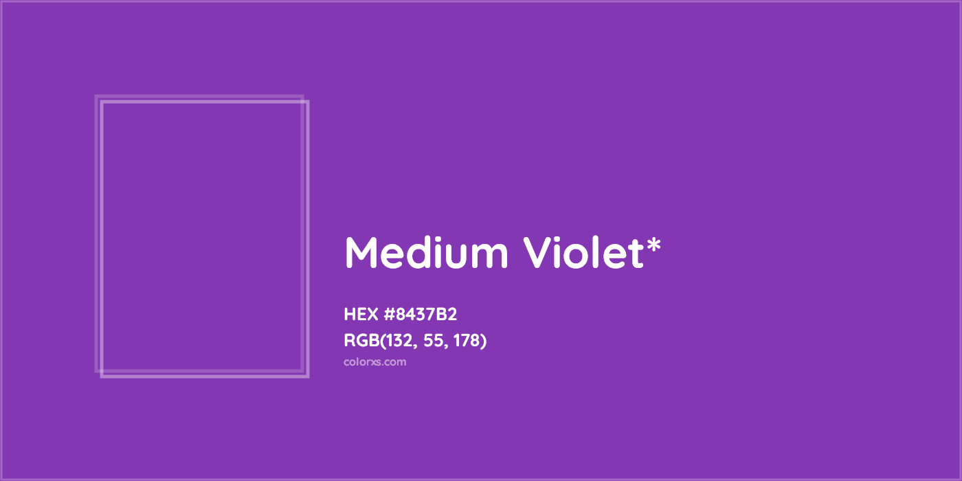 HEX #8437B2 Color Name, Color Code, Palettes, Similar Paints, Images