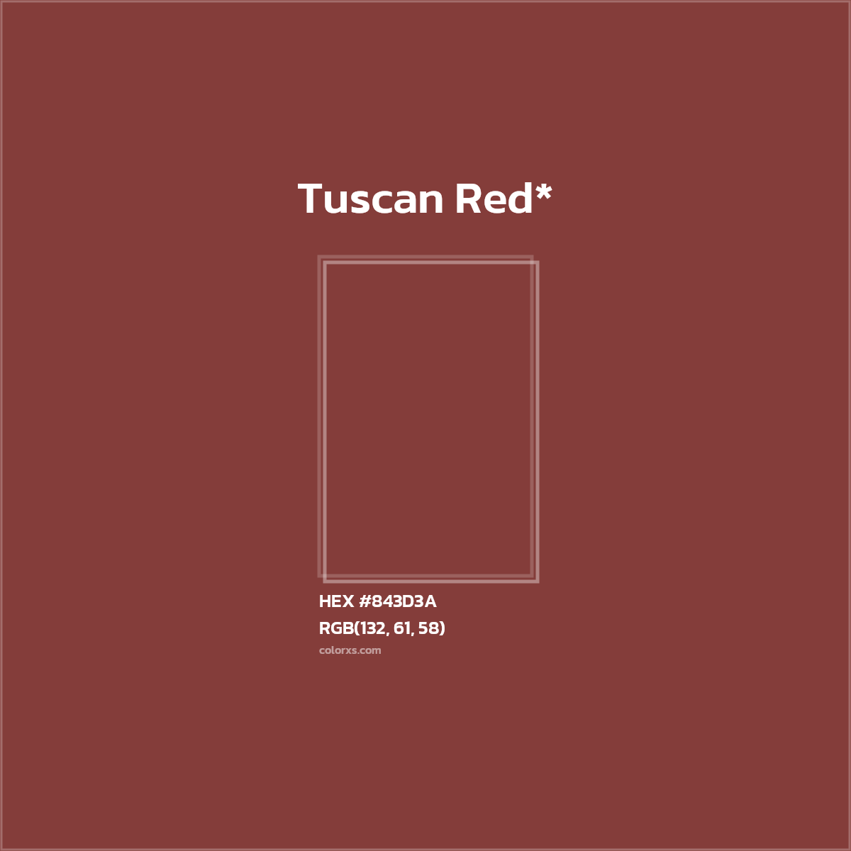 HEX #843D3A Color Name, Color Code, Palettes, Similar Paints, Images