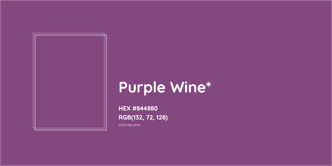 HEX #844880 Color Name, Color Code, Palettes, Similar Paints, Images