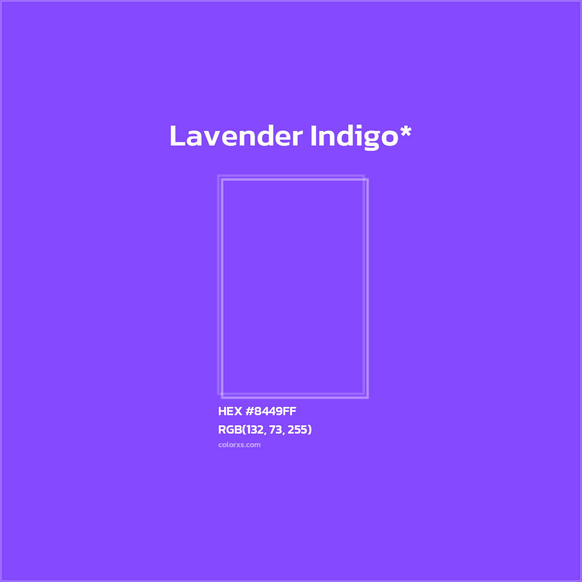 HEX #8449FF Color Name, Color Code, Palettes, Similar Paints, Images