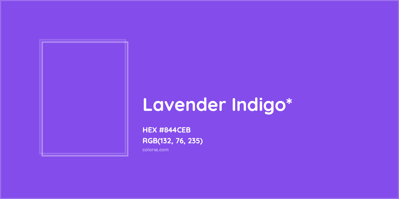 HEX #844CEB Color Name, Color Code, Palettes, Similar Paints, Images