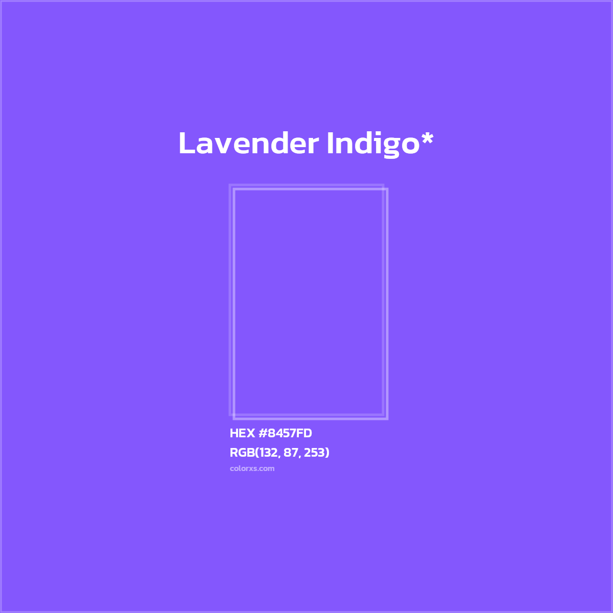 HEX #8457FD Color Name, Color Code, Palettes, Similar Paints, Images