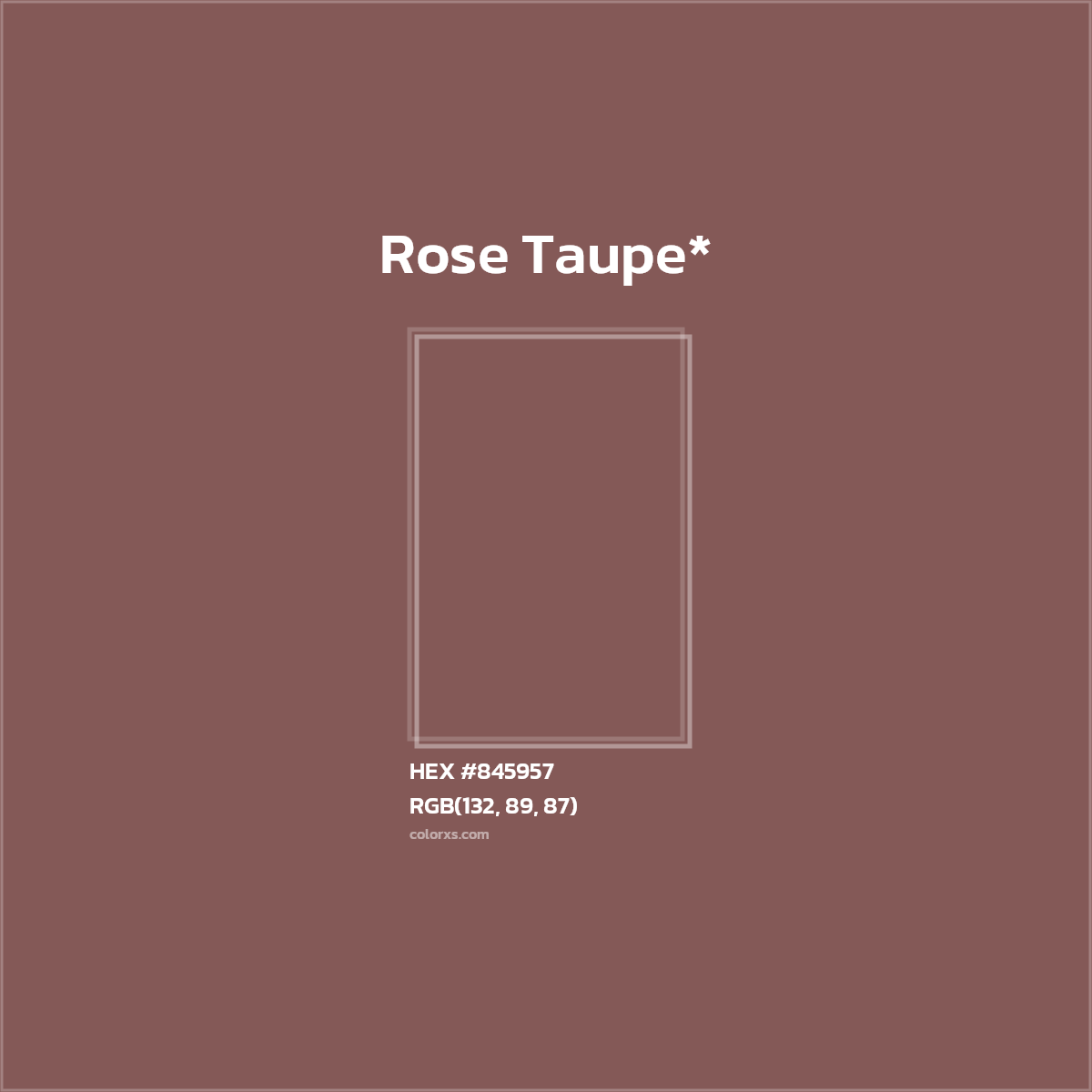 HEX #845957 Color Name, Color Code, Palettes, Similar Paints, Images