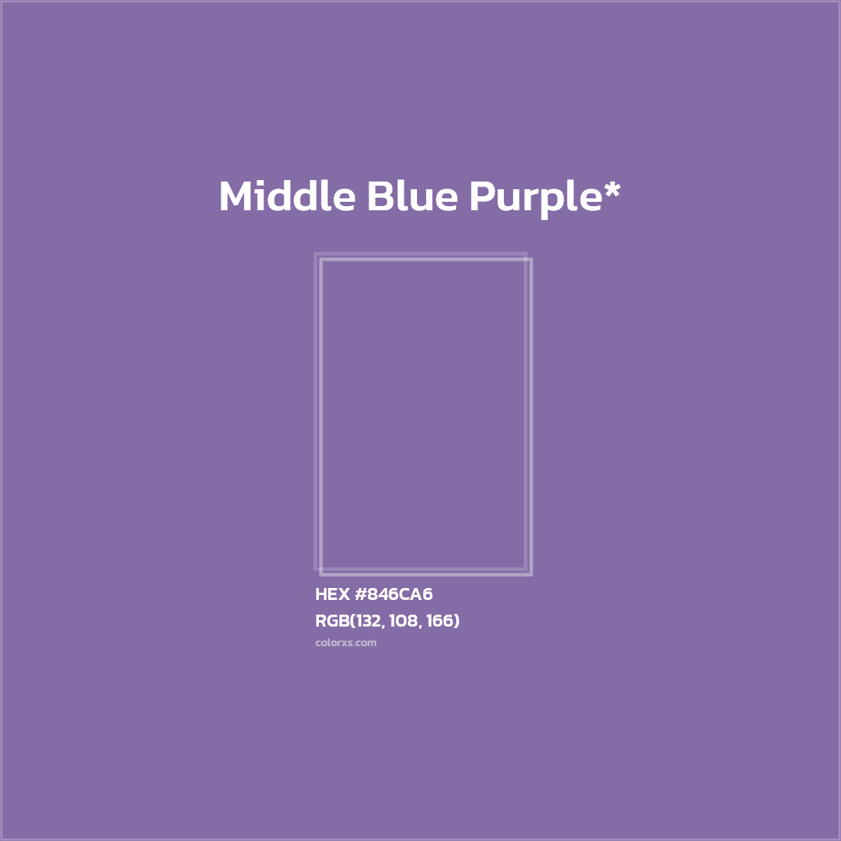 HEX #846CA6 Color Name, Color Code, Palettes, Similar Paints, Images