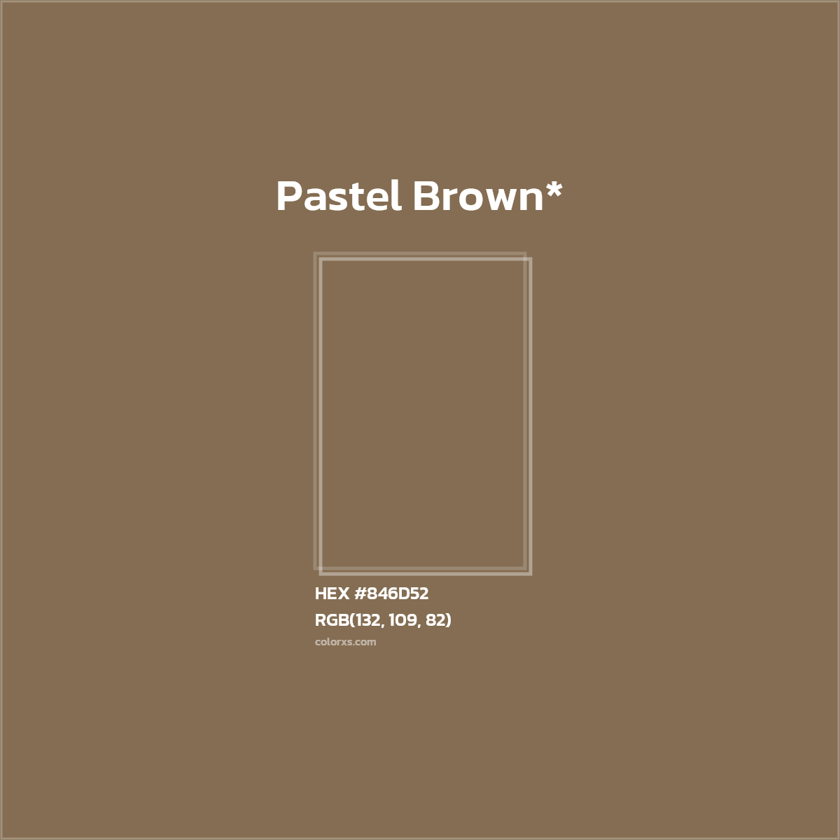 HEX #846D52 Color Name, Color Code, Palettes, Similar Paints, Images