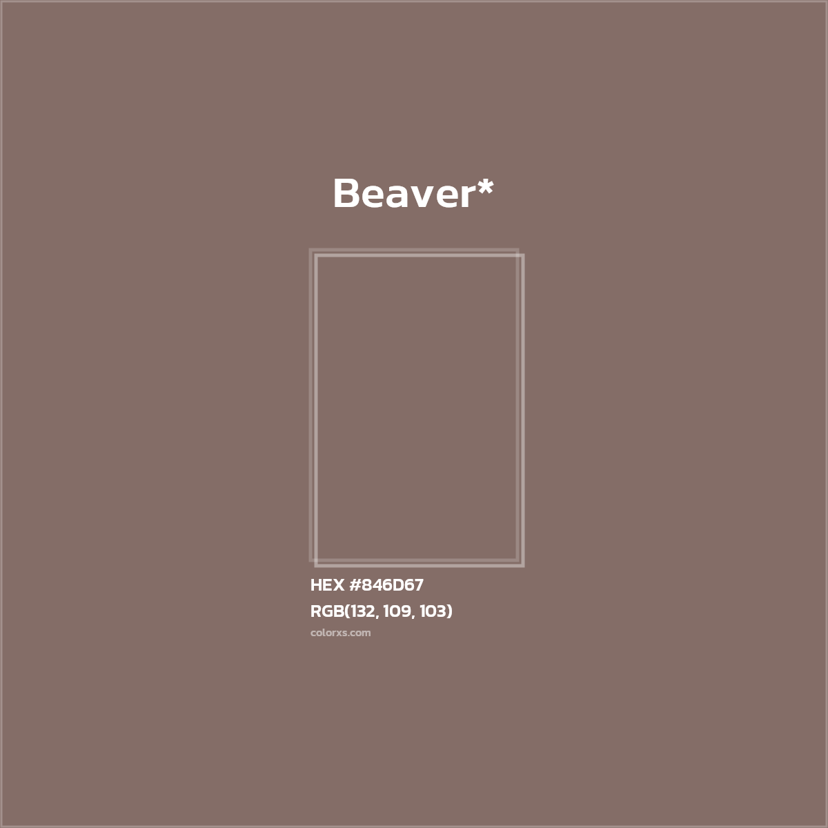 HEX #846D67 Color Name, Color Code, Palettes, Similar Paints, Images