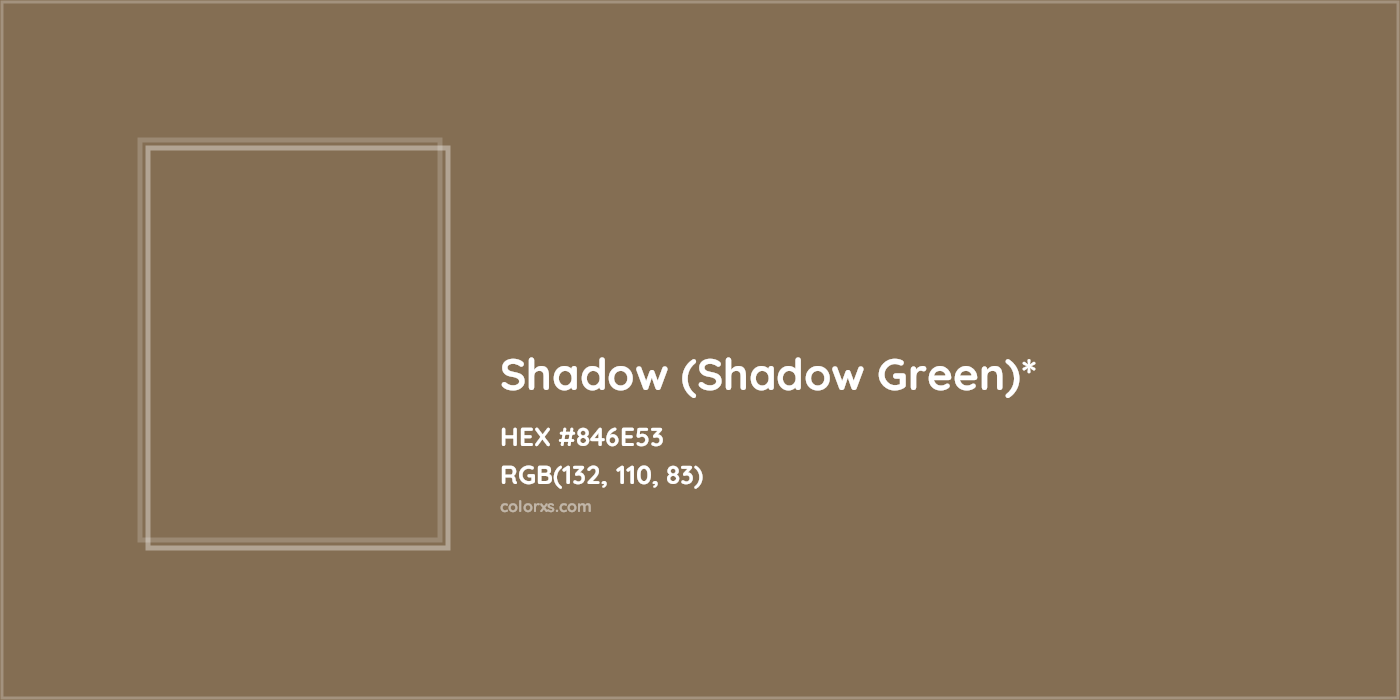 HEX #846E53 Color Name, Color Code, Palettes, Similar Paints, Images