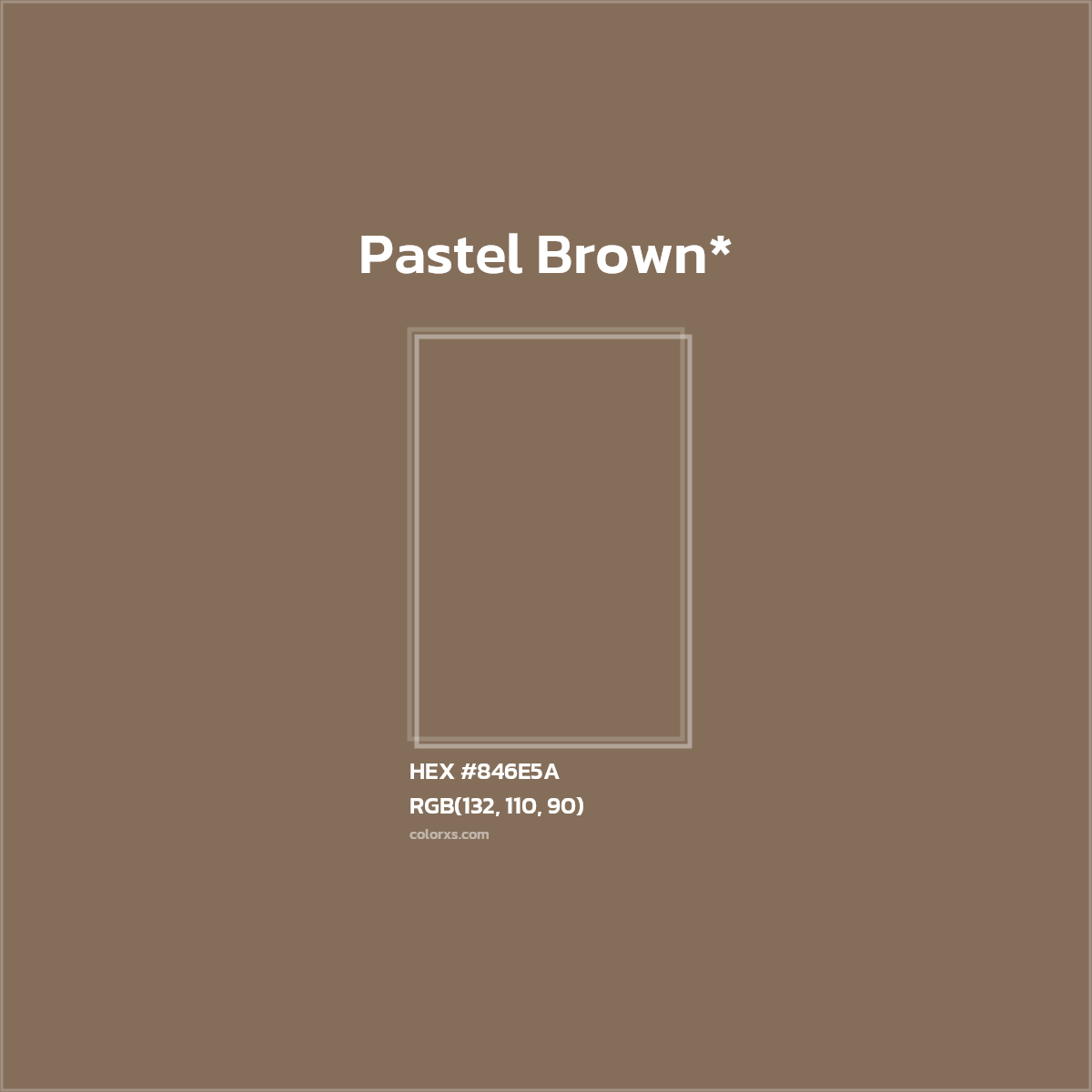 HEX #846E5A Color Name, Color Code, Palettes, Similar Paints, Images