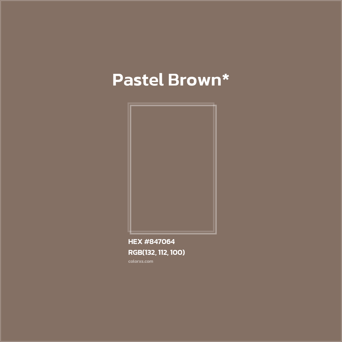 HEX #847064 Color Name, Color Code, Palettes, Similar Paints, Images