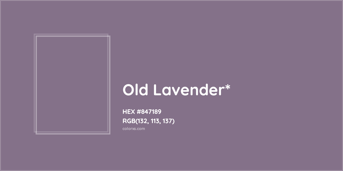 HEX #847189 Color Name, Color Code, Palettes, Similar Paints, Images