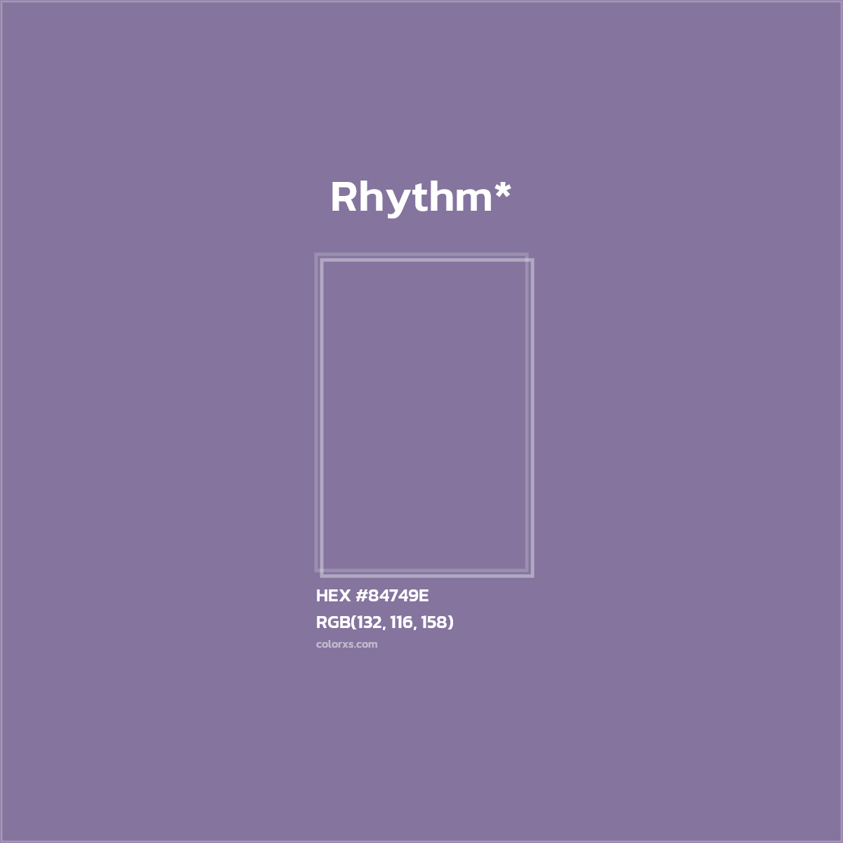 HEX #84749E Color Name, Color Code, Palettes, Similar Paints, Images