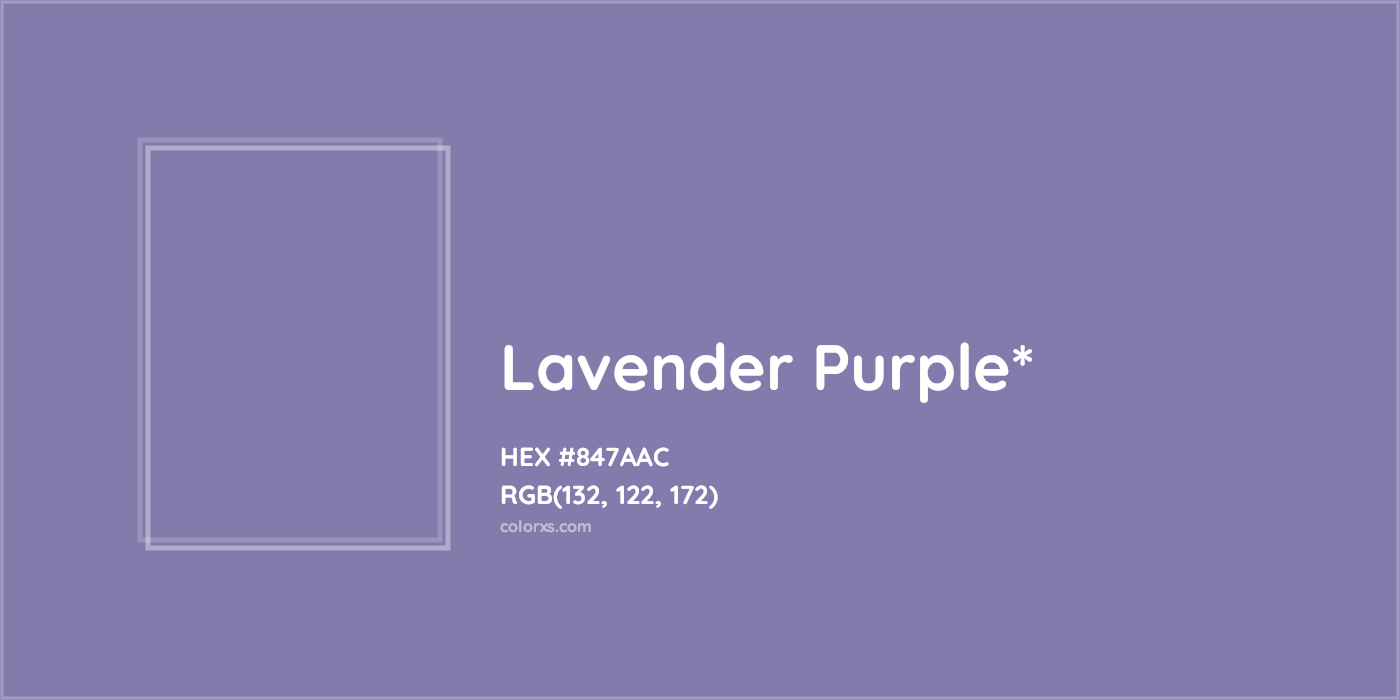 HEX #847AAC Color Name, Color Code, Palettes, Similar Paints, Images