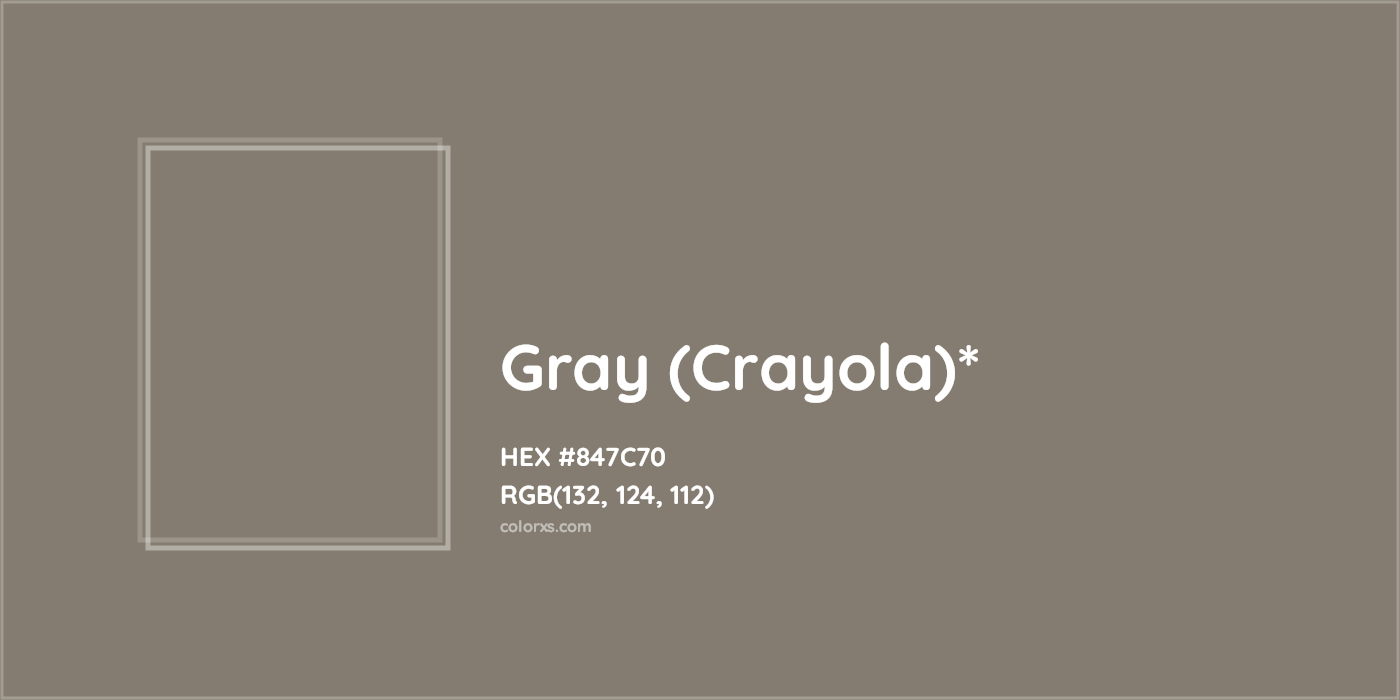 HEX #847C70 Color Name, Color Code, Palettes, Similar Paints, Images