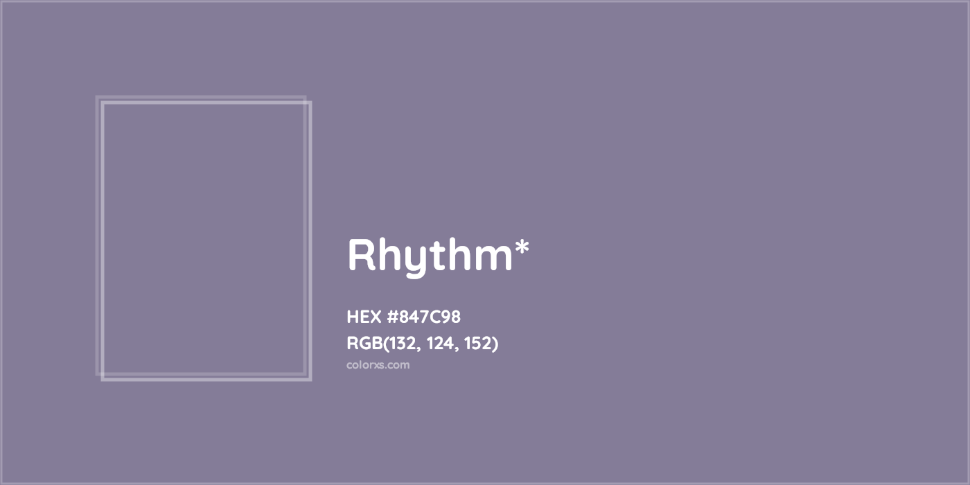 HEX #847C98 Color Name, Color Code, Palettes, Similar Paints, Images