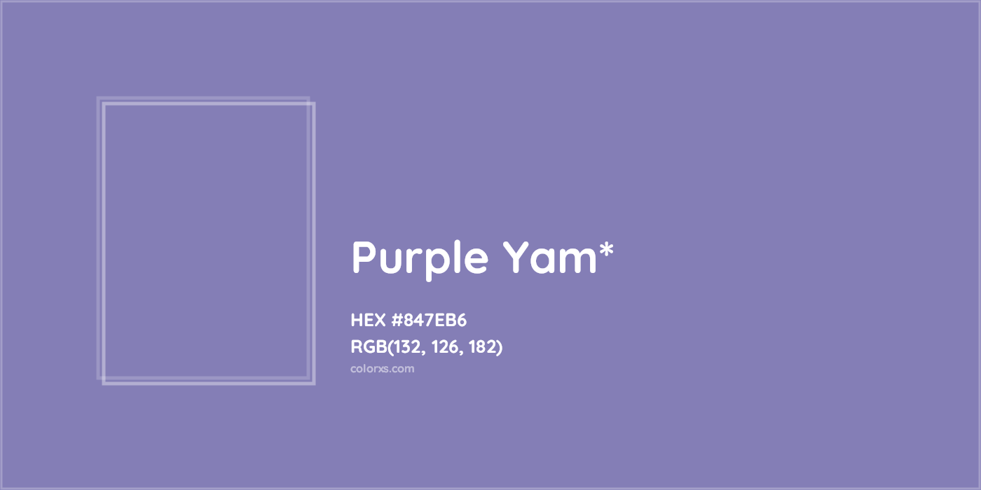 HEX #847EB6 Color Name, Color Code, Palettes, Similar Paints, Images