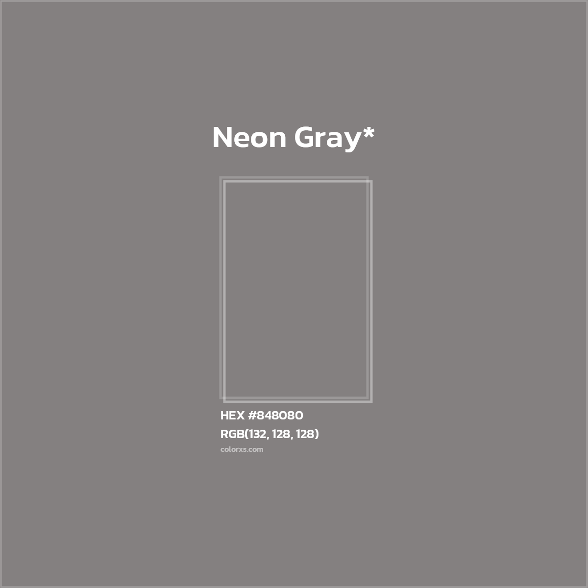 HEX #848080 Color Name, Color Code, Palettes, Similar Paints, Images