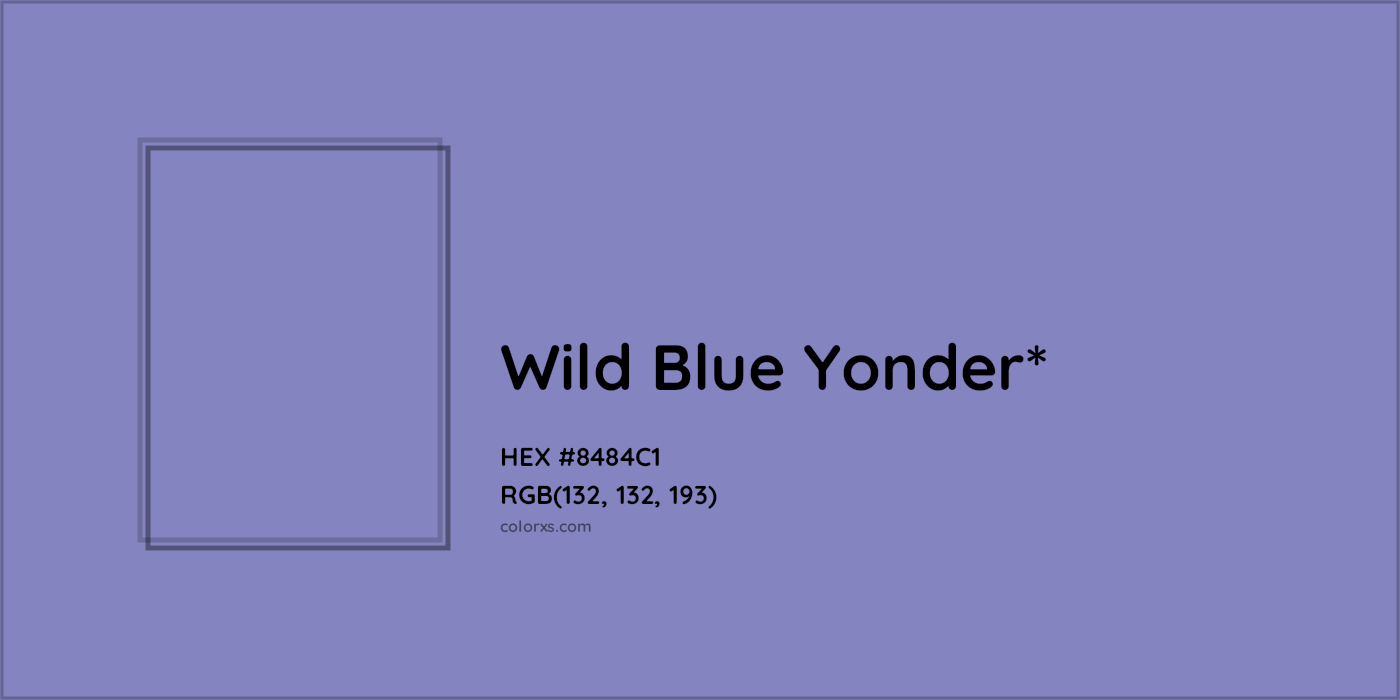 HEX #8484C1 Color Name, Color Code, Palettes, Similar Paints, Images