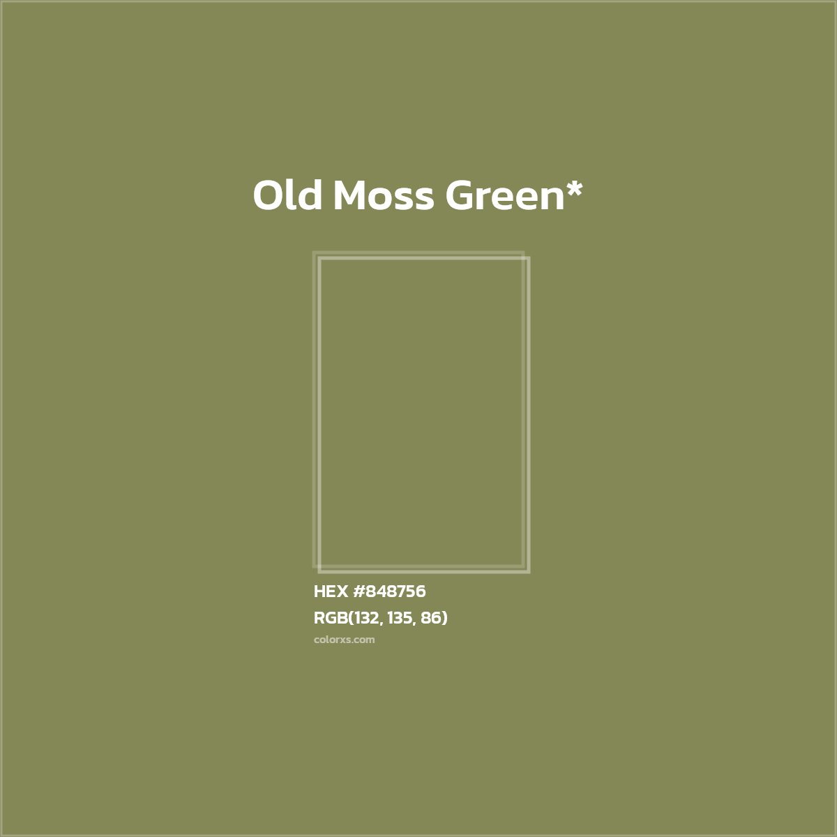 HEX #848756 Color Name, Color Code, Palettes, Similar Paints, Images