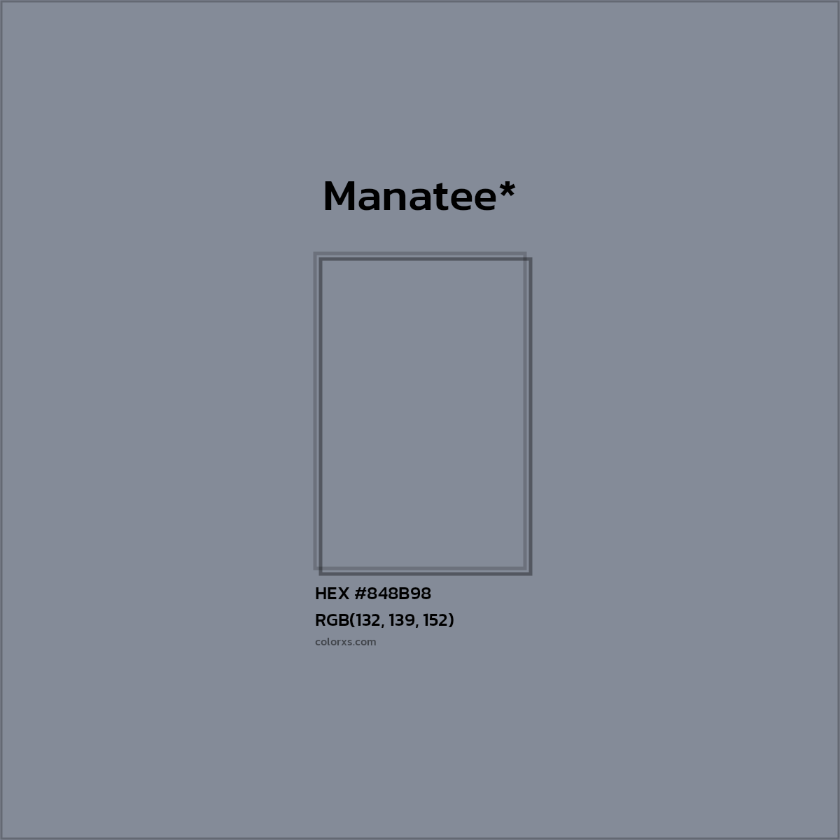 HEX #848B98 Color Name, Color Code, Palettes, Similar Paints, Images