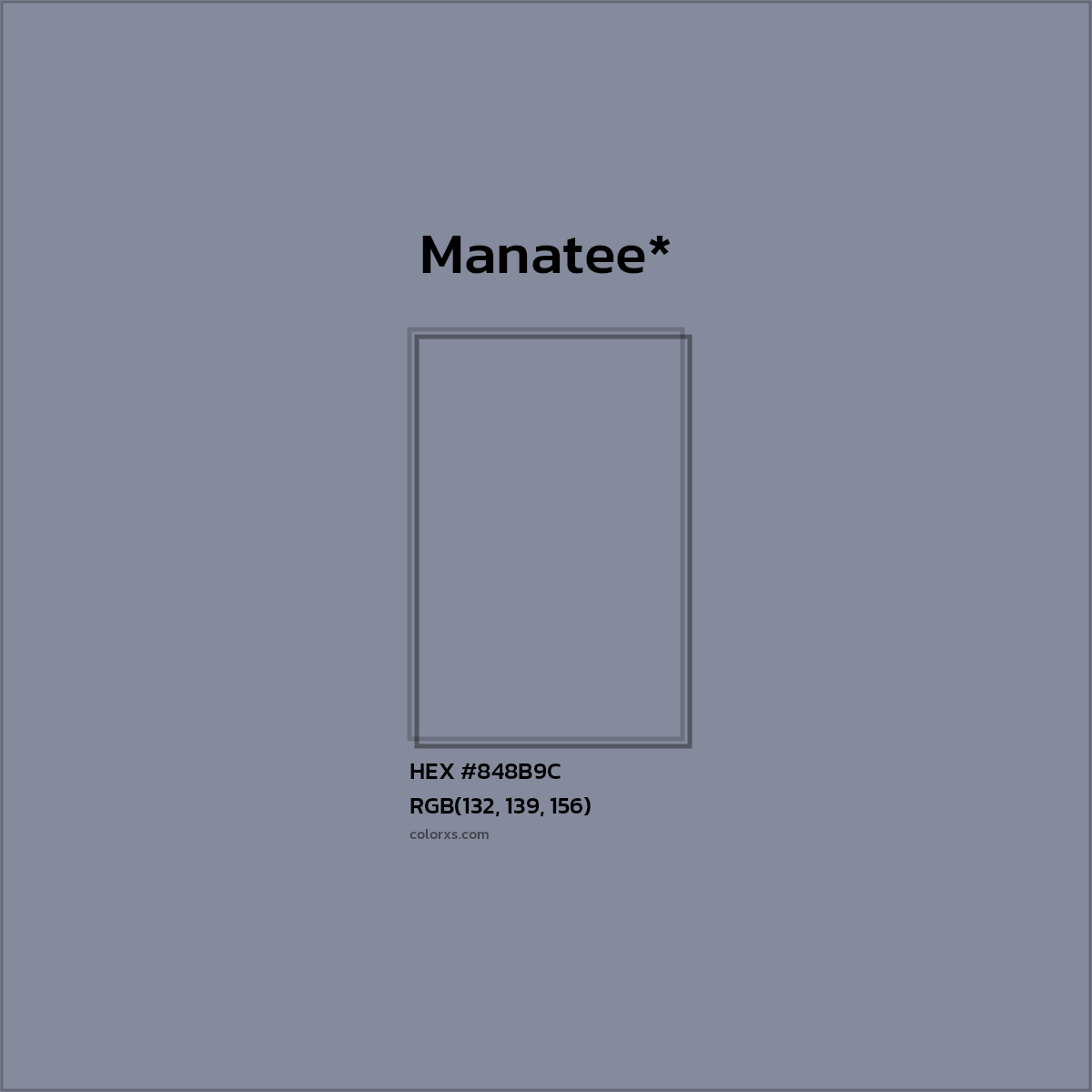 HEX #848B9C Color Name, Color Code, Palettes, Similar Paints, Images