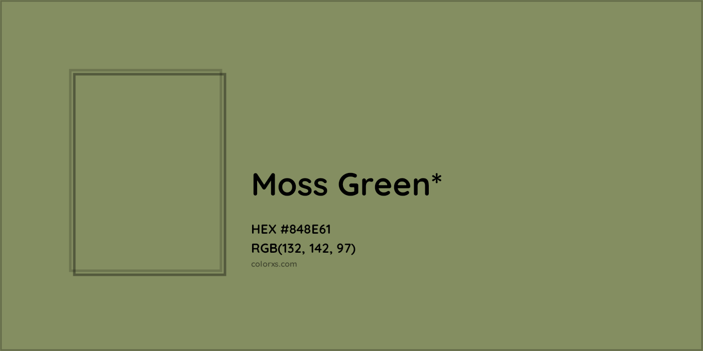 HEX #848E61 Color Name, Color Code, Palettes, Similar Paints, Images