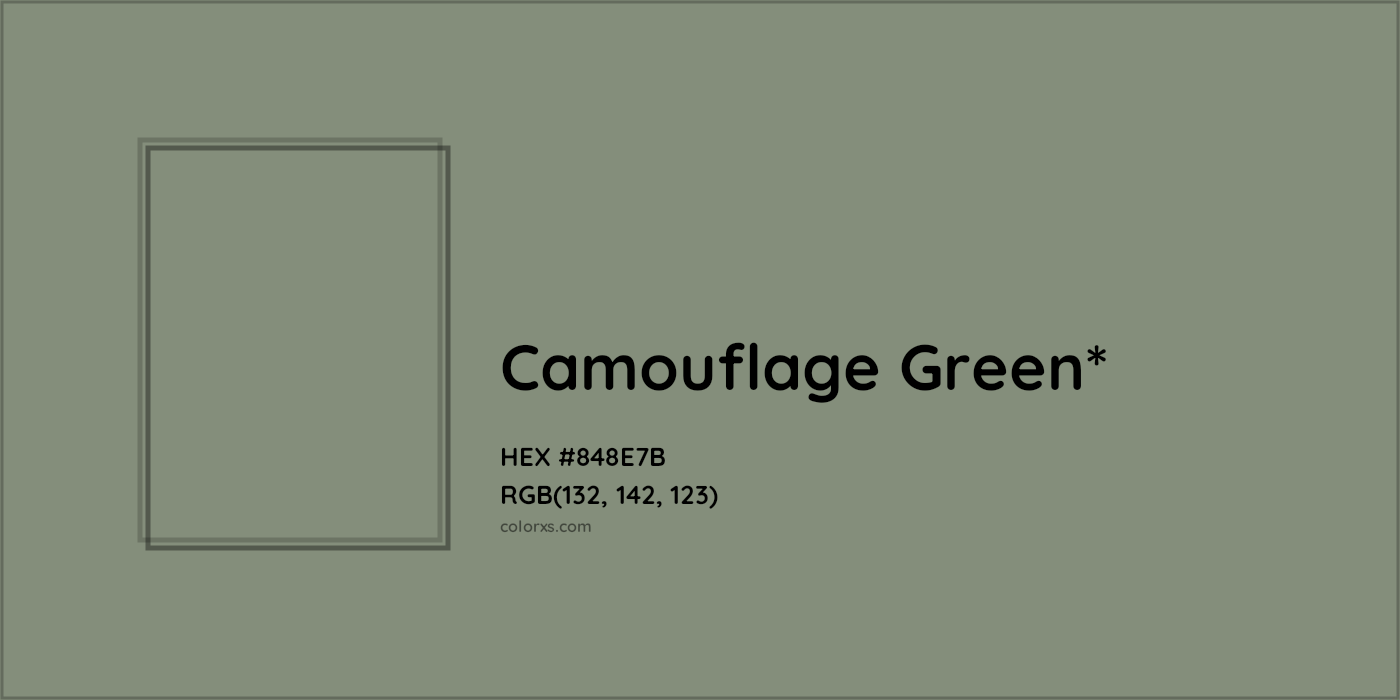 HEX #848E7B Color Name, Color Code, Palettes, Similar Paints, Images