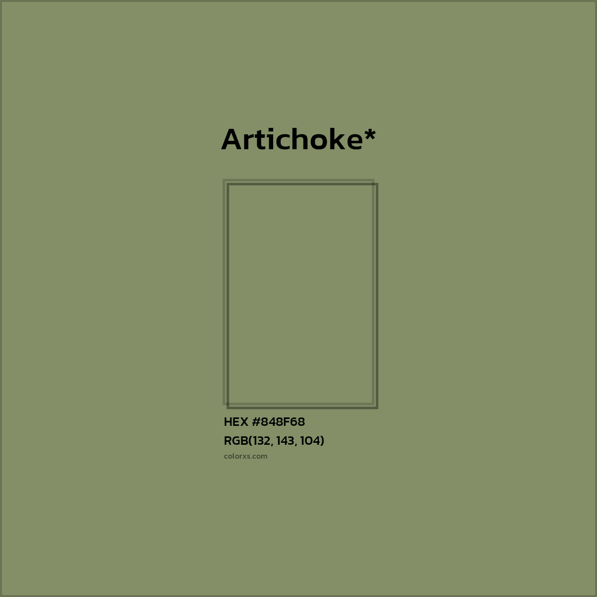HEX #848F68 Color Name, Color Code, Palettes, Similar Paints, Images