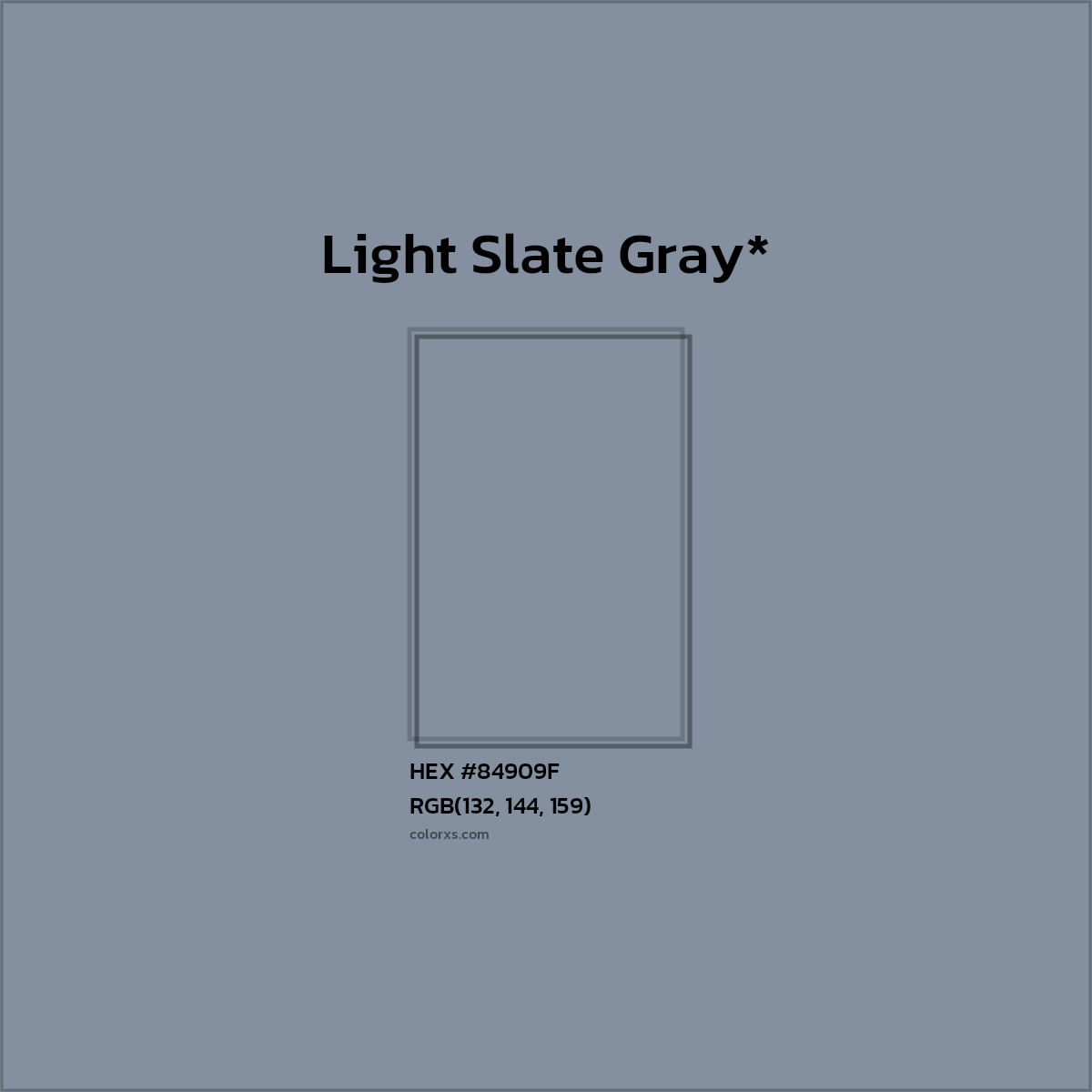HEX #84909F Color Name, Color Code, Palettes, Similar Paints, Images