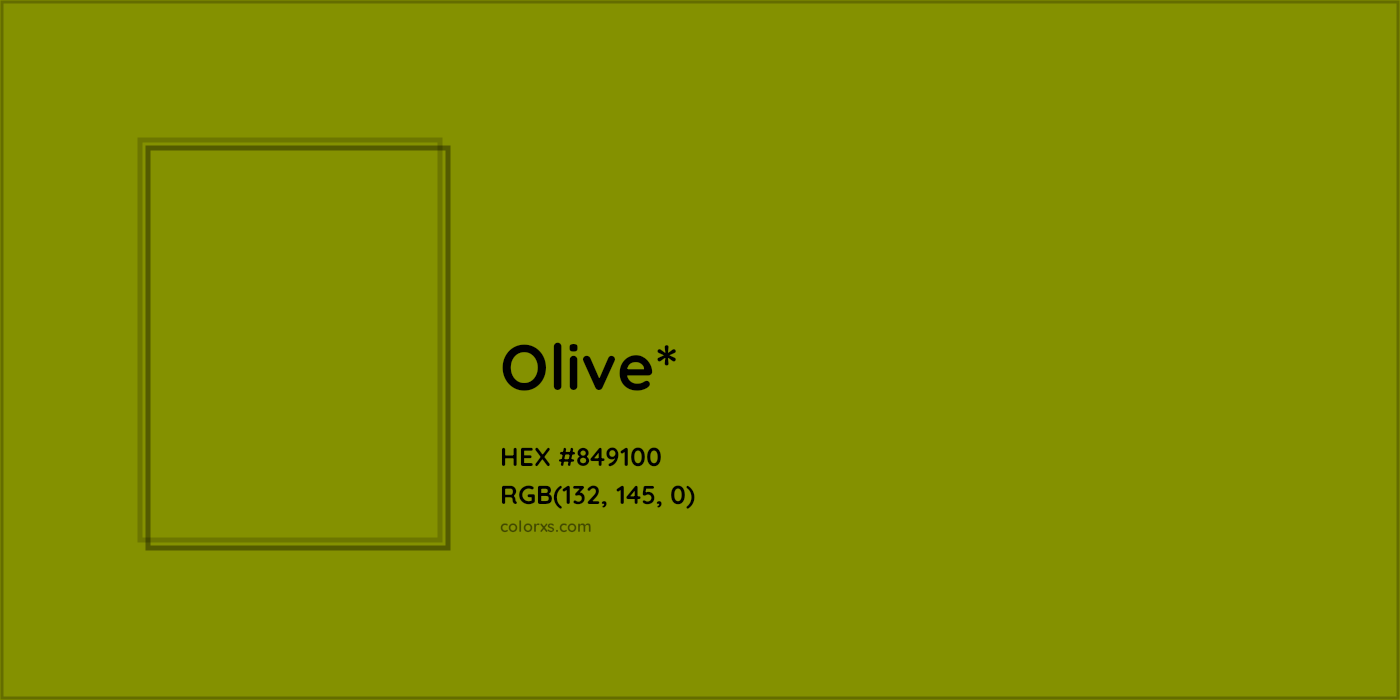 HEX #849100 Color Name, Color Code, Palettes, Similar Paints, Images