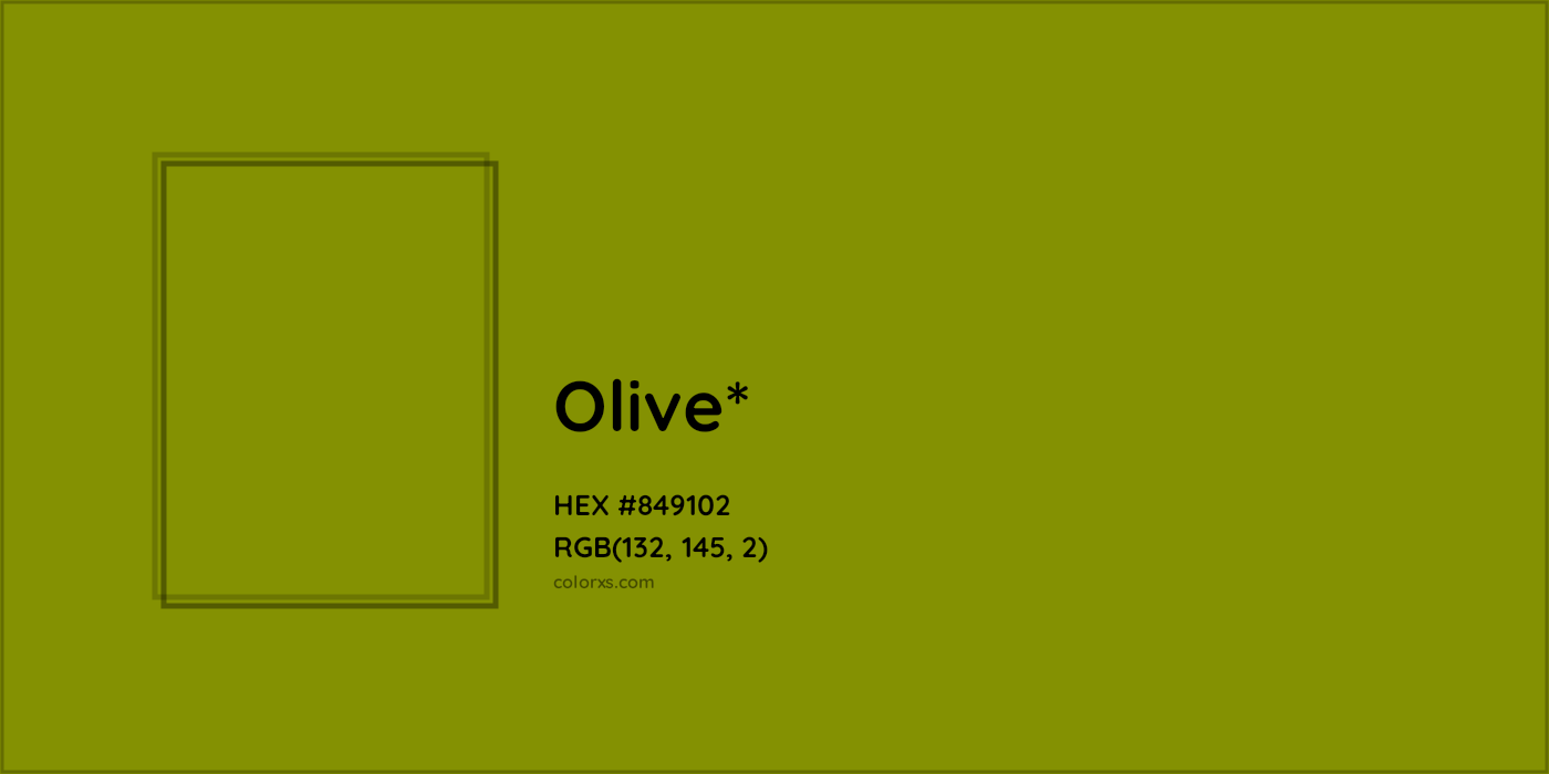 HEX #849102 Color Name, Color Code, Palettes, Similar Paints, Images
