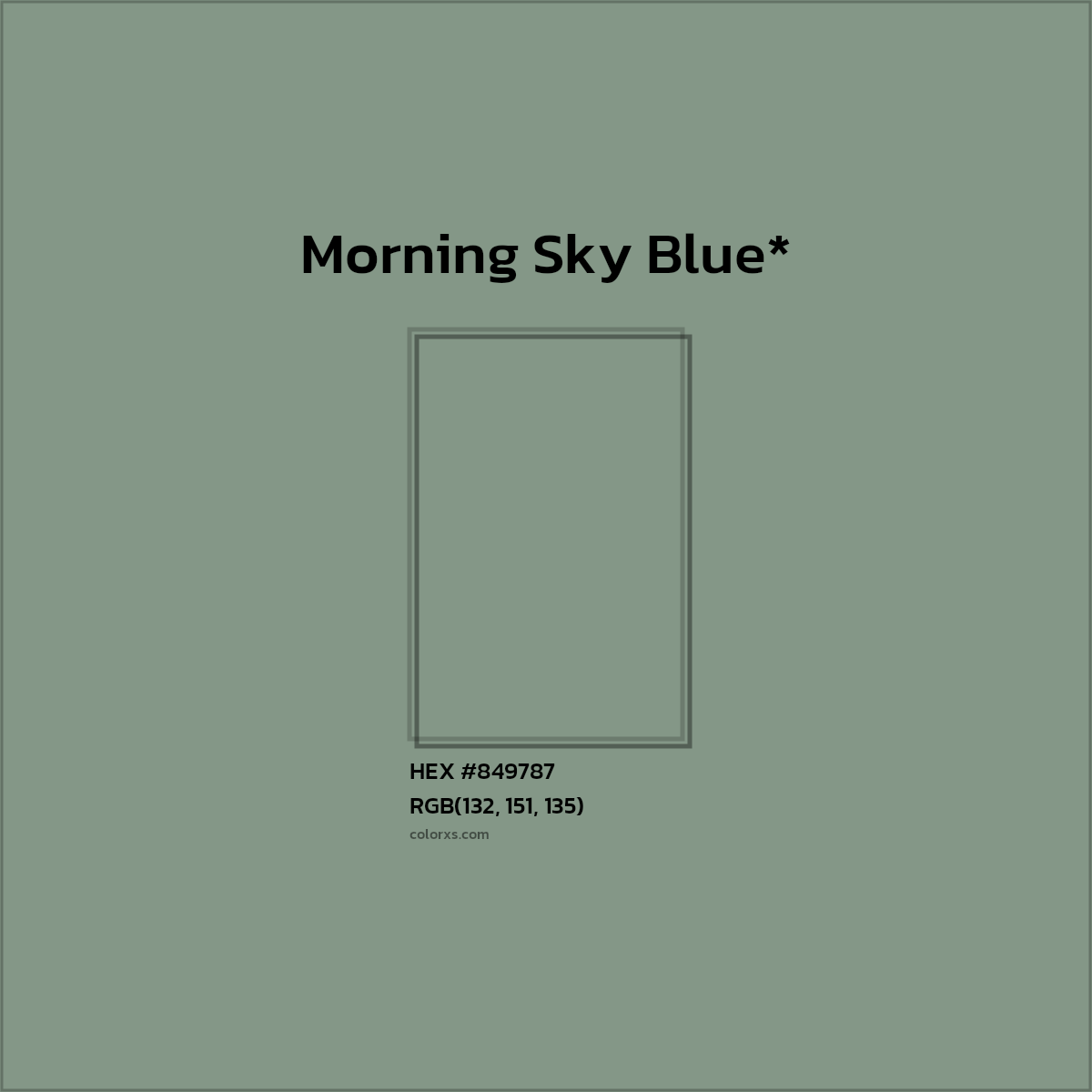 HEX #849787 Color Name, Color Code, Palettes, Similar Paints, Images
