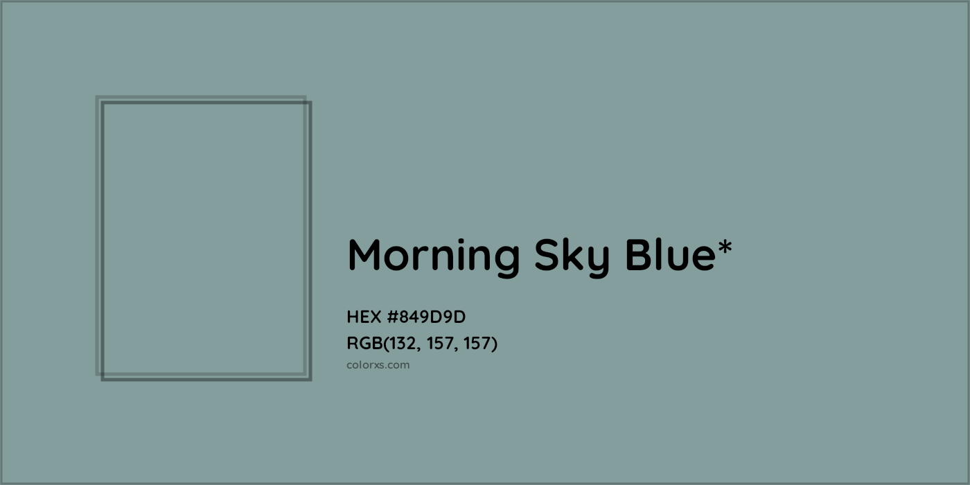 HEX #849D9D Color Name, Color Code, Palettes, Similar Paints, Images