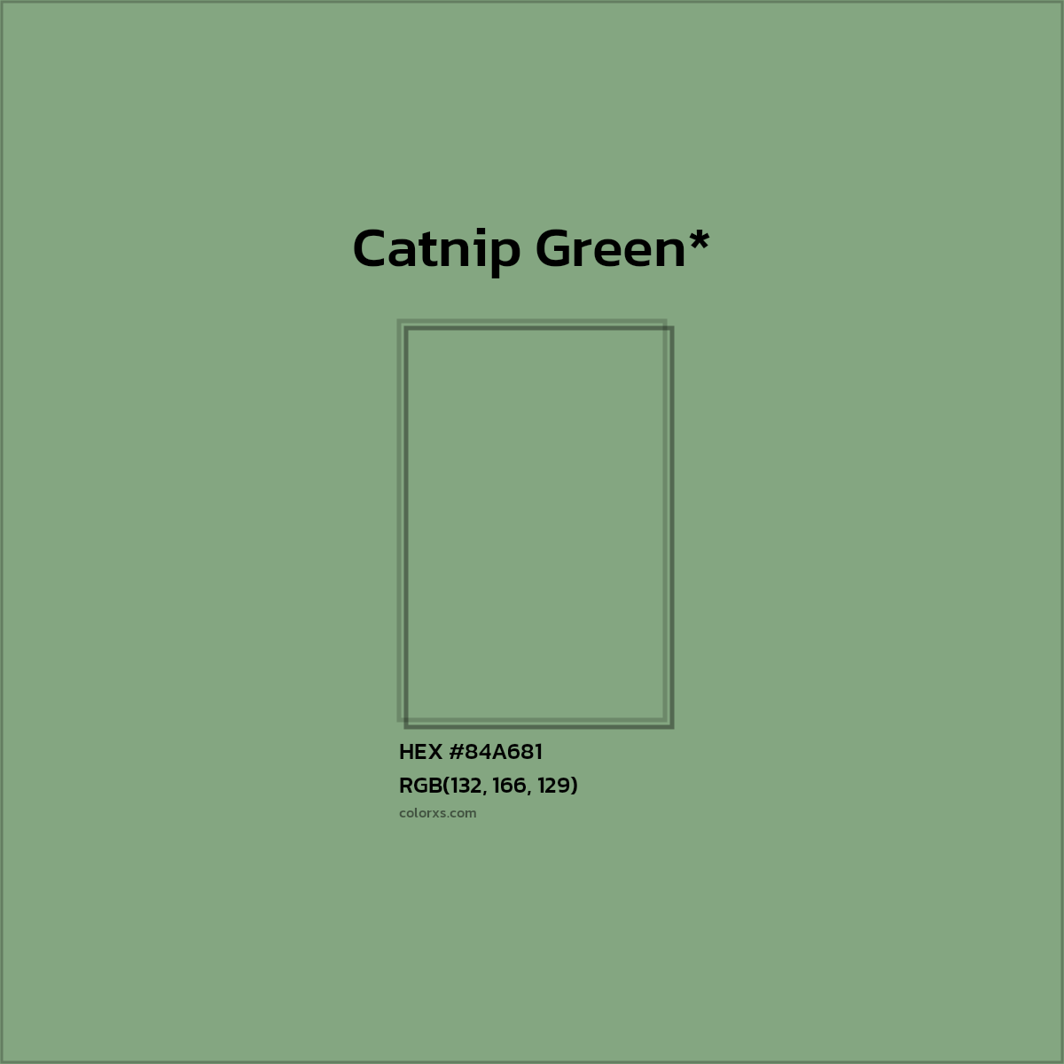 HEX #84A681 Color Name, Color Code, Palettes, Similar Paints, Images