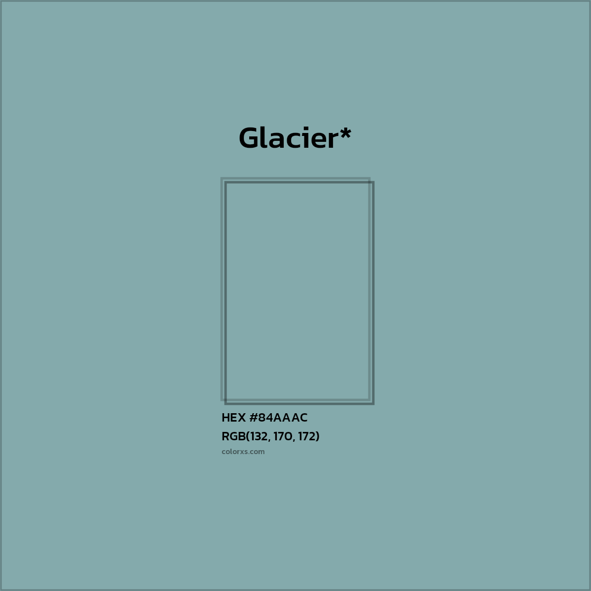 HEX #84AAAC Color Name, Color Code, Palettes, Similar Paints, Images