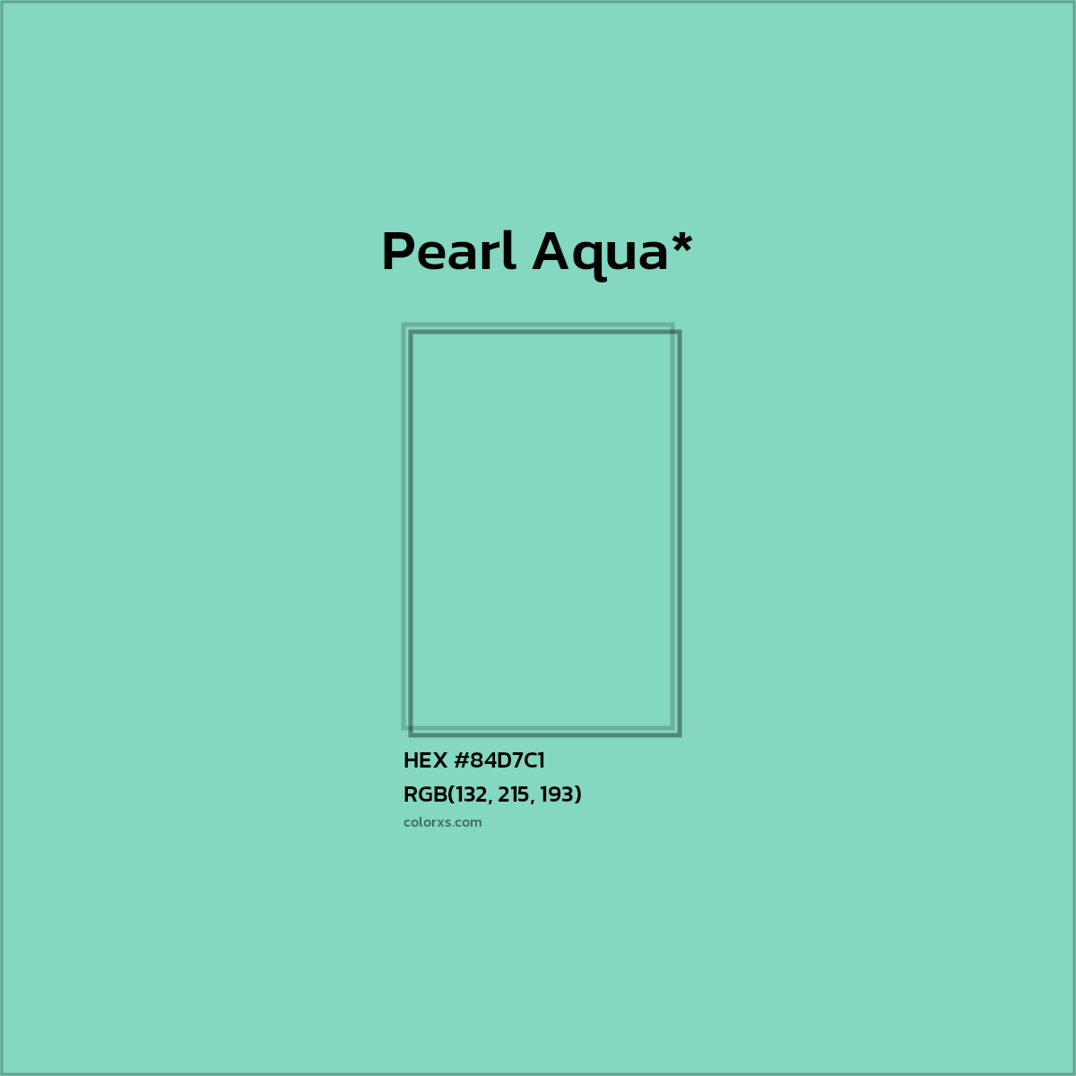 HEX #84D7C1 Color Name, Color Code, Palettes, Similar Paints, Images