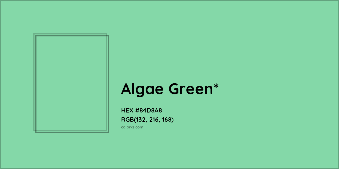 HEX #84D8A8 Color Name, Color Code, Palettes, Similar Paints, Images