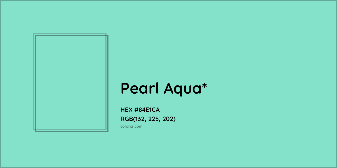 HEX #84E1CA Color Name, Color Code, Palettes, Similar Paints, Images