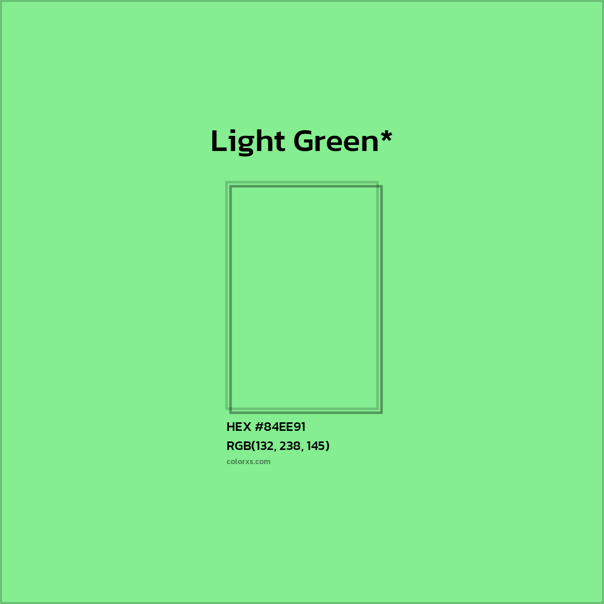 HEX #84EE91 Color Name, Color Code, Palettes, Similar Paints, Images