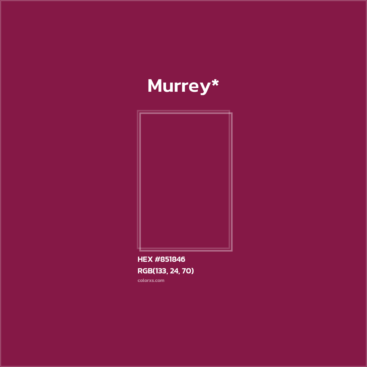 HEX #851846 Color Name, Color Code, Palettes, Similar Paints, Images