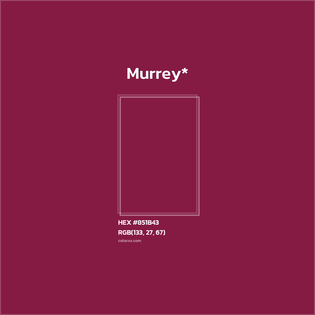 HEX #851B43 Color Name, Color Code, Palettes, Similar Paints, Images